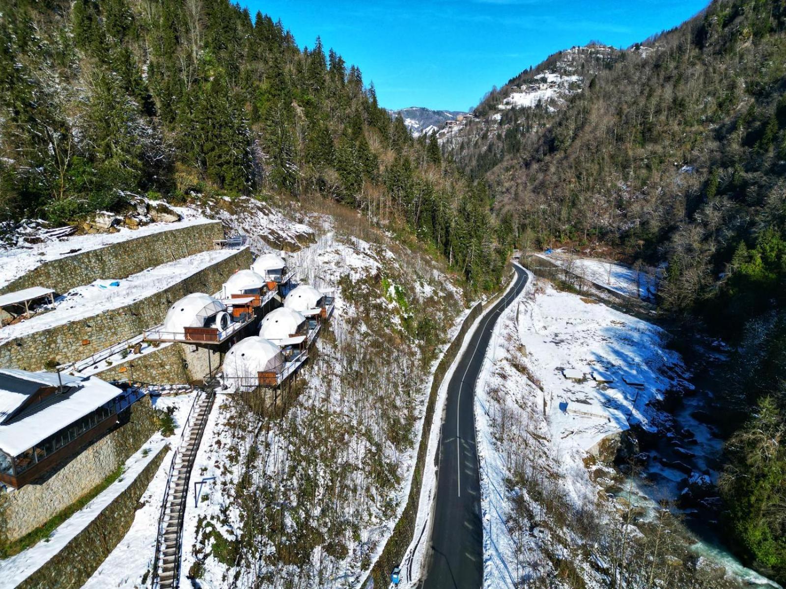 Kaledome Orman Evleri Hotel Çamlıhemşin Buitenkant foto